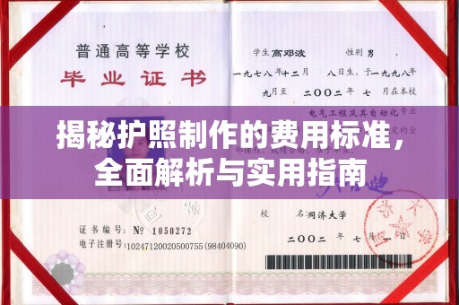 库尔勒揭秘护照制作的费用标准，全面解析与实用指南